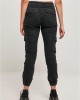 Дамски дълги карго панталони в черен цвят Ladies Denim Cargo Pants