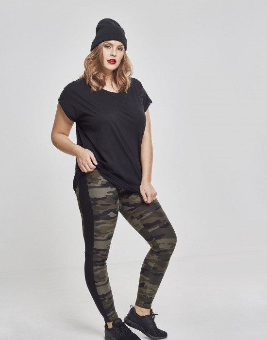 Дамски камуфлажен клин Urban Classics woodcamo/blk