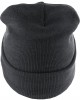 Бийни шапка в цвят графит Beanie Basic Flap Long Version h.char