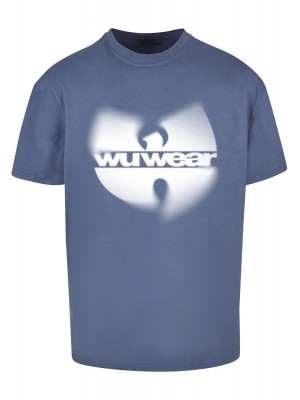 Мъжка овърсайз тениска WU Wear Faded Logo