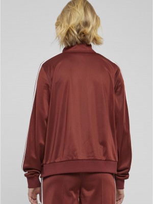 Дамско спортно яке в кафяво Urban Classics Retro Track  Дамско спортно яке в кафяво Urban Classics Retro Track
