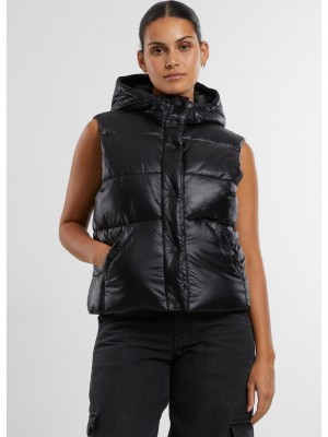 Дамска къса грейка в черно Urban Classics Дамска къса грейка в черно Urban Classics