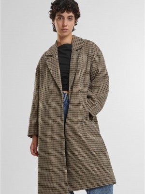 Дамско карирано палто Urban Classics Дамско карирано палто Urban Classics