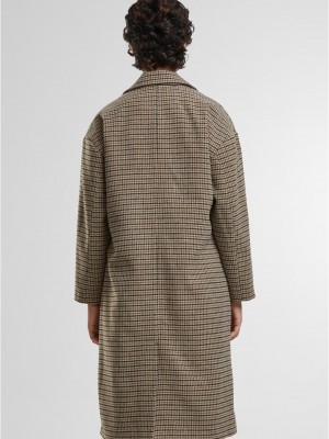 Дамско карирано палто Urban Classics Дамско карирано палто Urban Classics