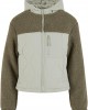 Дамско яке в зелено Urban Classics Sherpa Crinkle