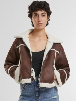 Дамско яке в кафяво Urban Classics Дамско яке в кафяво Urban Classics