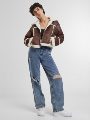 Дамско яке в кафяво Urban Classics Дамско яке в кафяво Urban Classics