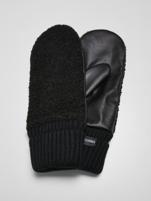 Ръкавици от пухкава и синтетична кожа Urban Classics 