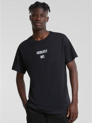 Мъжка тениска в черно Mister Tee Absolutely Not