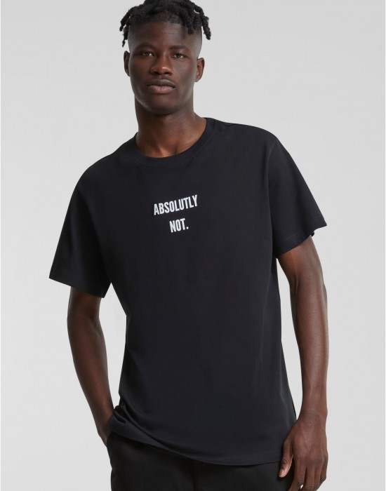 Мъжка тениска в черно Mister Tee Absolutely Not Мъжка тениска в черно Mister Tee Absolutely Not