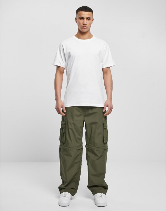 Мъжки карго панталони в цвят маслина Urban Classics Zip Away Pants Мъжки карго панталони в цвят маслина Urban Classics Zip Away Pants