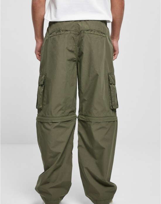 Мъжки карго панталони в цвят маслина Urban Classics Zip Away Pants Мъжки карго панталони в цвят маслина Urban Classics Zip Away Pants