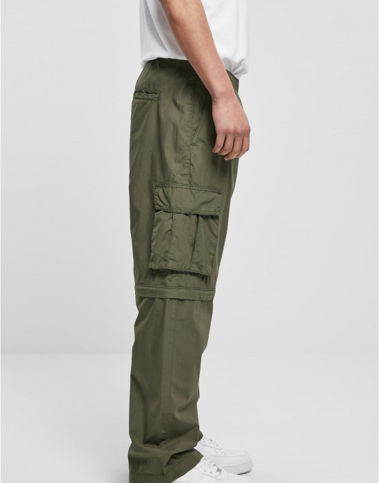 Мъжки карго панталони в цвят маслина Urban Classics Zip Away Pants Мъжки карго панталони в цвят маслина Urban Classics Zip Away Pants