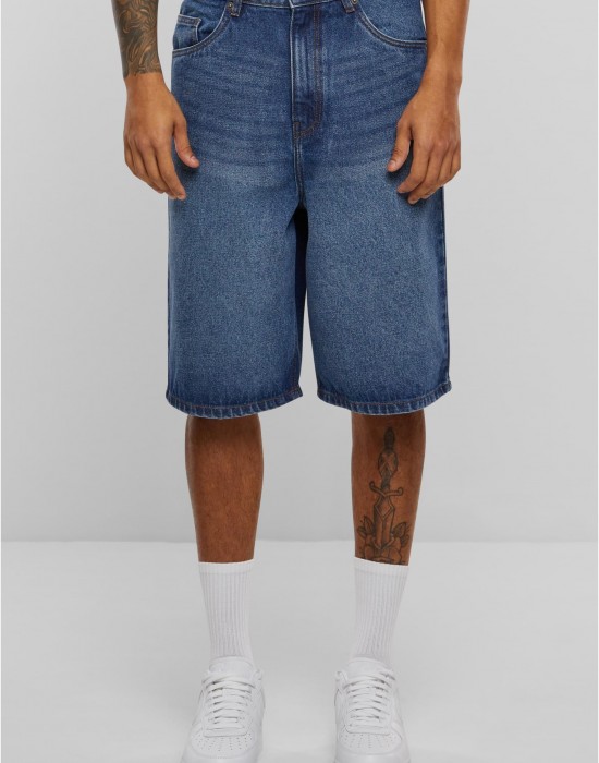Мъжки дънкови панталони в син цвят Urban Classics 90's Heavy Denim Shorts90's Heavy Denim Shorts Мъжки дънкови панталони в син цвят Urban Classics 90's Heavy Denim Shorts90's Heavy Denim Shorts