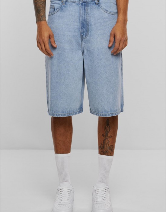 Мъжки дънкови панталони в светлосин цвят Urban Classics 90's Heavy Denim Shorts Мъжки дънкови панталони в светлосин цвят Urban Classics 90's Heavy Denim Shorts