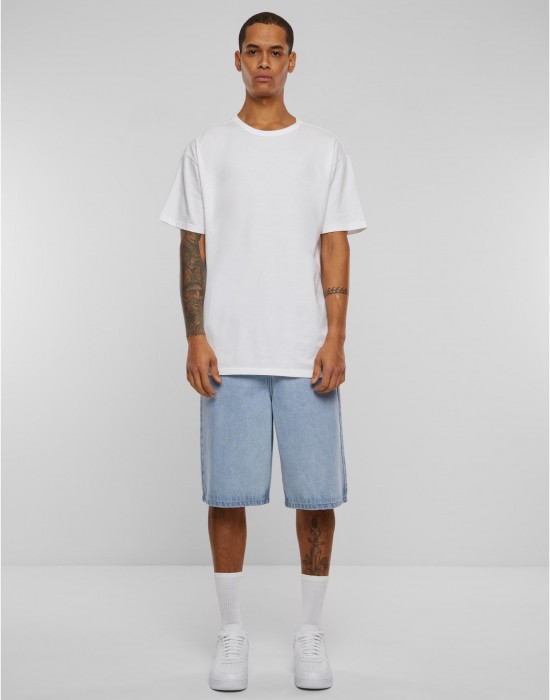 Мъжки дънкови панталони в светлосин цвят Urban Classics 90's Heavy Denim Shorts Мъжки дънкови панталони в светлосин цвят Urban Classics 90's Heavy Denim Shorts