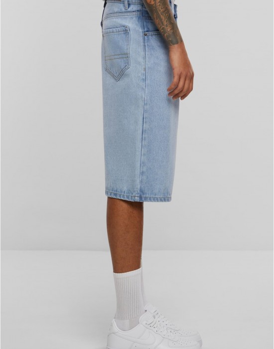 Мъжки дънкови панталони в светлосин цвят Urban Classics 90's Heavy Denim Shorts Мъжки дънкови панталони в светлосин цвят Urban Classics 90's Heavy Denim Shorts