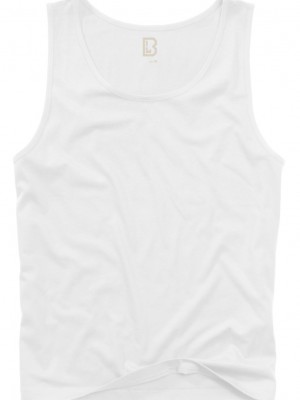 Мъжки изчистен потник в бял цвят Brandit