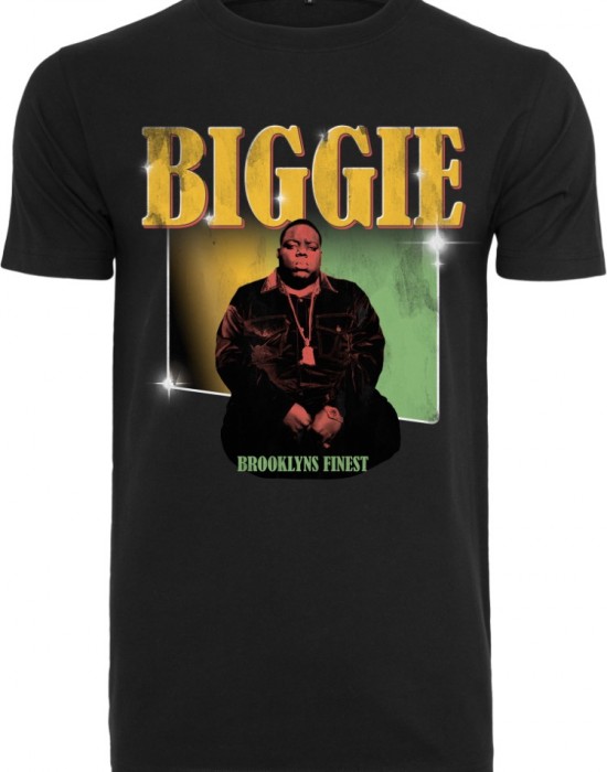 Мъжка тениска в черен цвят Mister Tee Biggie Finest Мъжка тениска в черен цвят Mister Tee Biggie Finest