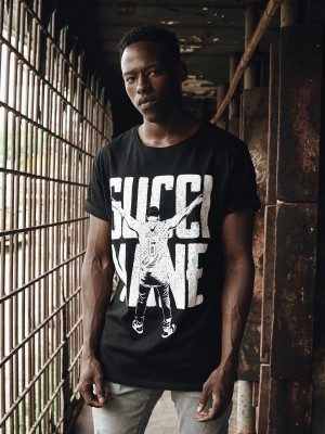 Мъжка тениска в черен цвят Merchcode Gucci Mane Victory