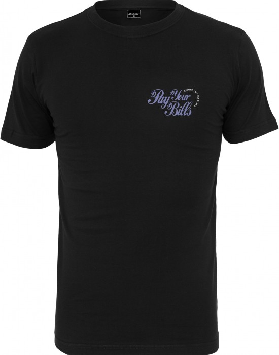 Мъжка тениска в черен цвят Mister Tee Pay Your Bills Tee black 