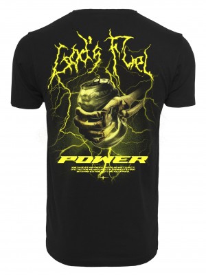 Мъжка тениска в черен цвят Mister Tee Power