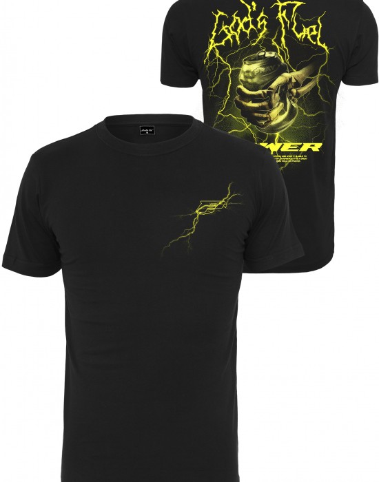 Мъжка тениска в черен цвят Mister Tee Power
