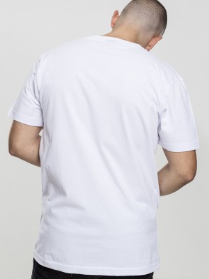 Бяла мъжка тениска Mister Tee NY Brooklyn