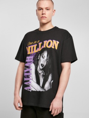 Тениска в черен цвят Mister Tee Aaliyah One In A Million 