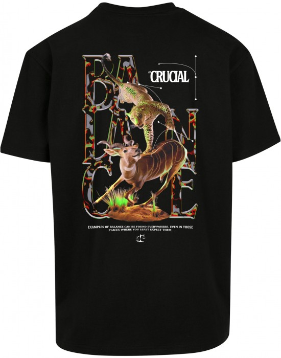 Мъжка тениска в черен цвят Mister Tee Crucial Oversize Мъжка тениска в черен цвят Mister Tee Crucial Oversize