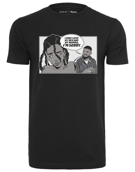 Мъжка тениска Mister Tee Sorry в черно