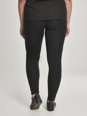 Дамски черен клин с дантела Urban Classics