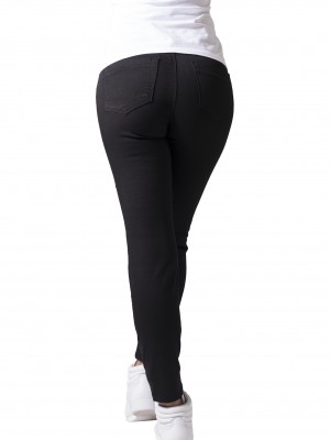Дамски панталон в черен цвят Urban Classics Ladies Stretch Biker Pants black 