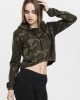  Дамски суичър в цвят маслина Urban Classics Ladies Camo Cropped Hoody 