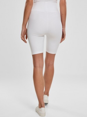 Дамски къс клин с висока талия в бял цвят Urban Classics High Waist 