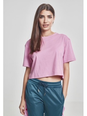 Дамска къса и широка тениска в розово Oversized Urban Classics coolpink Дамска къса и широка тениска в розово Oversized Urban Classics coolpink