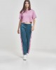 Дамска къса и широка тениска в розово Oversized Urban Classics coolpink