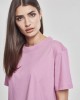 Дамска къса и широка тениска в розово Oversized Urban Classics coolpink