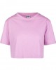 Дамска къса и широка тениска в розово Oversized Urban Classics coolpink