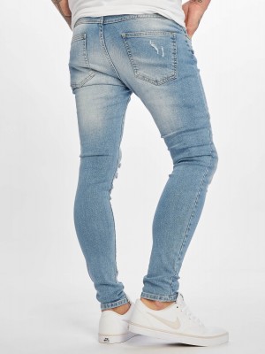 Мъжки Skinny-Jeans дънки DEF Dean в син цвят