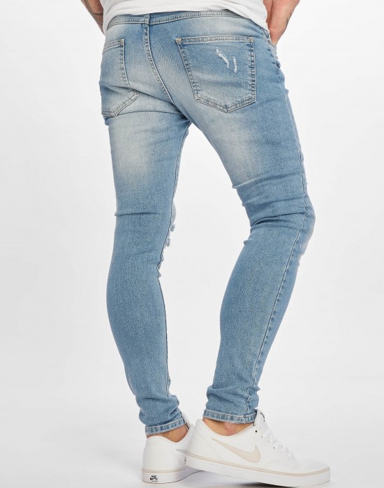 Мъжки Skinny-Jeans дънки DEF Dean в син цвят