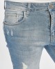 Мъжки Skinny-Jeans дънки DEF Dean в син цвят