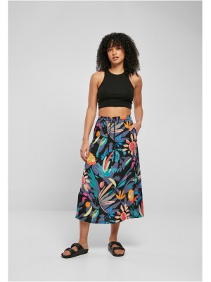 Дамска пола на цветя Ladies Viscose Midi Skirt1 Дамска пола на цветя Ladies Viscose Midi Skirt1