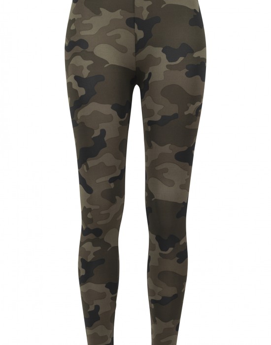 Дамски спортен камуфлажен клин Urban Classics wood camo