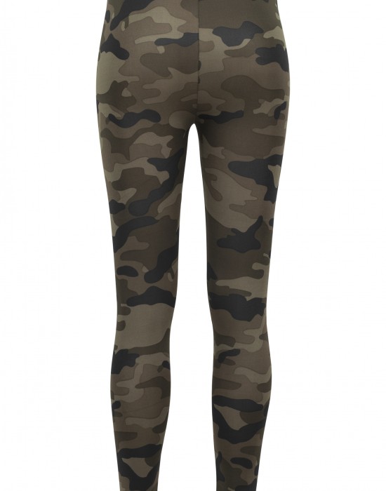 Дамски спортен камуфлажен клин Urban Classics wood camo