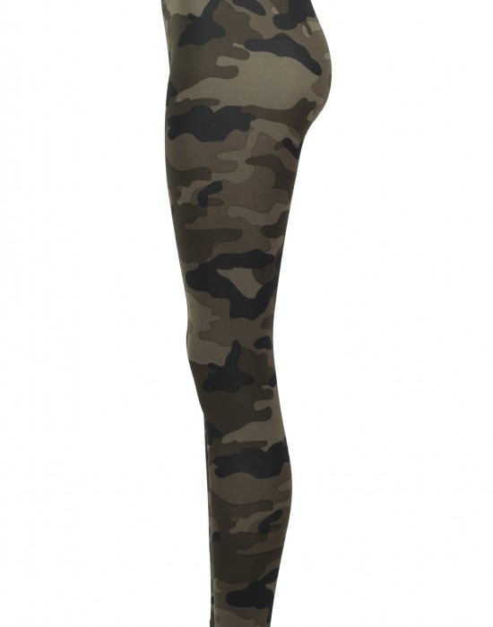 Дамски спортен камуфлажен клин Urban Classics wood camo