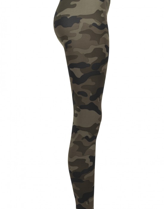 Дамски спортен камуфлажен клин Urban Classics wood camo