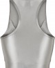 Дамски топ в сребрист цвят Urban Classics  Cropped Shiny 