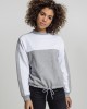 Дамска спортна блуза в сиво и бяло Urban Classics grey/white