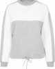 Дамска спортна блуза в сиво и бяло Urban Classics grey/white